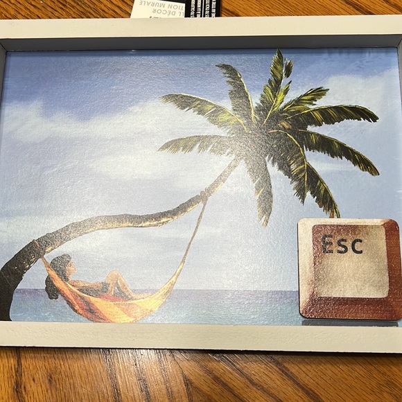 ASHLAND Palm tree wall decor. NWT - Picture 2 of 5